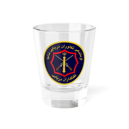 Naval Marine Commandos Command (Iran) (Coat of Arms) Shot Glass 1.5oz 1.5oz - Go Mug Yourself