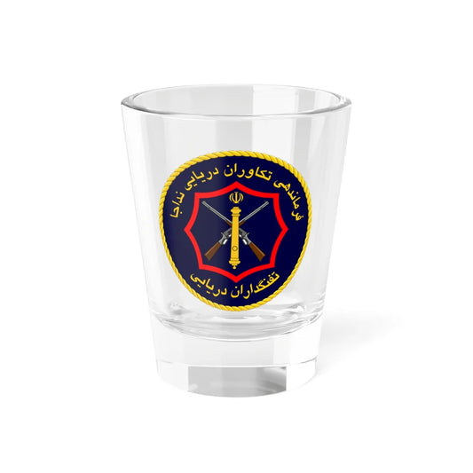 Naval Marine Commandos Command (Iran) (Coat of Arms) Shot Glass 1.5oz 1.5oz - Go Mug Yourself