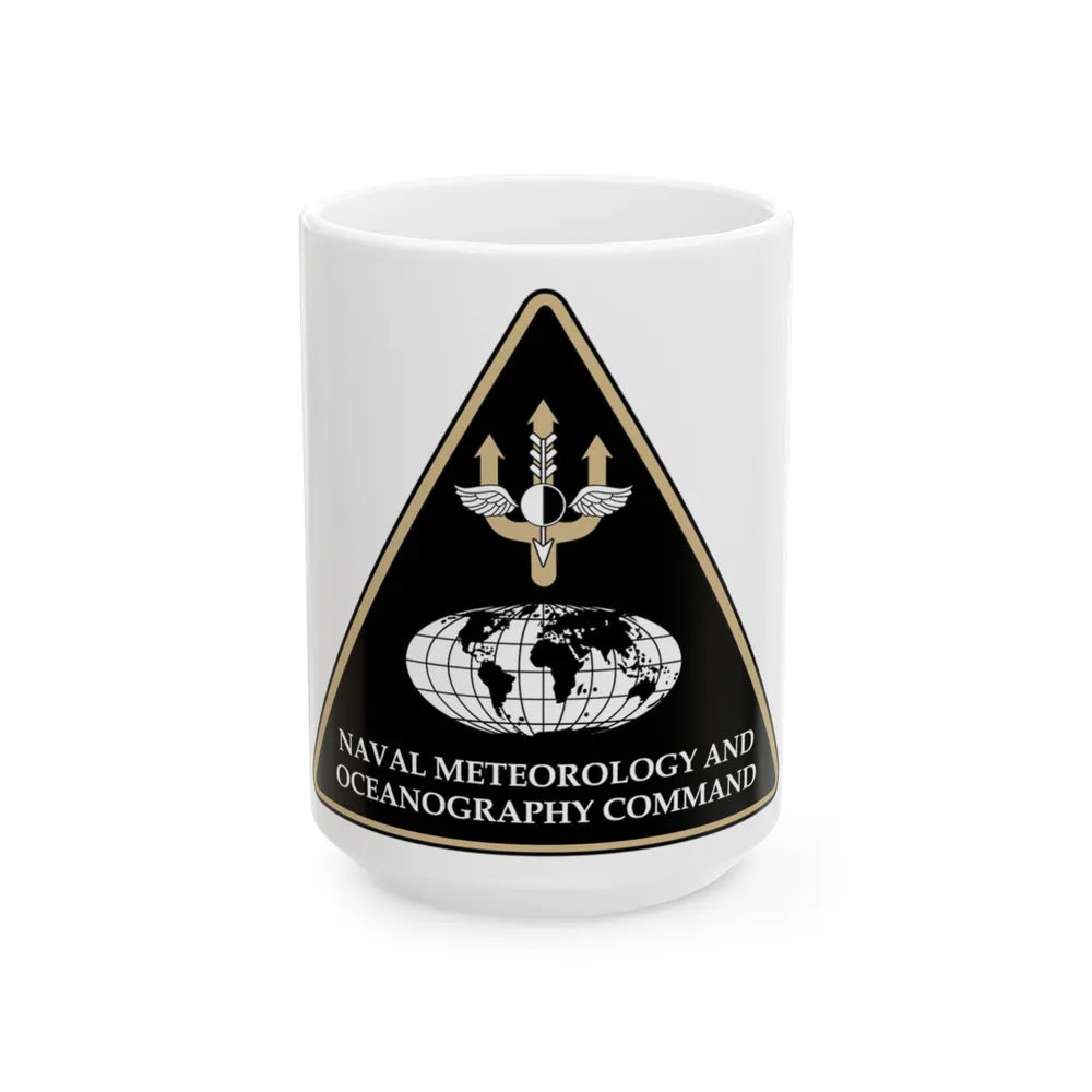 Naval Meteorology & Oceanography Command (U.S. Navy) White Coffee Mug-15oz-Go Mug Yourself