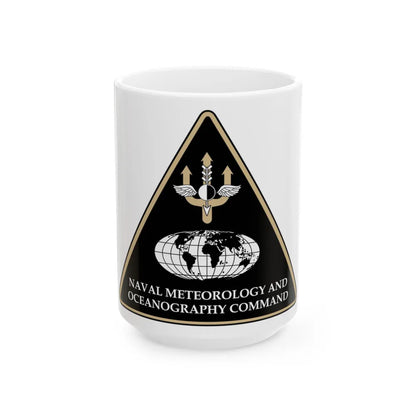 Naval Meteorology & Oceanography Command (U.S. Navy) White Coffee Mug-15oz-Go Mug Yourself