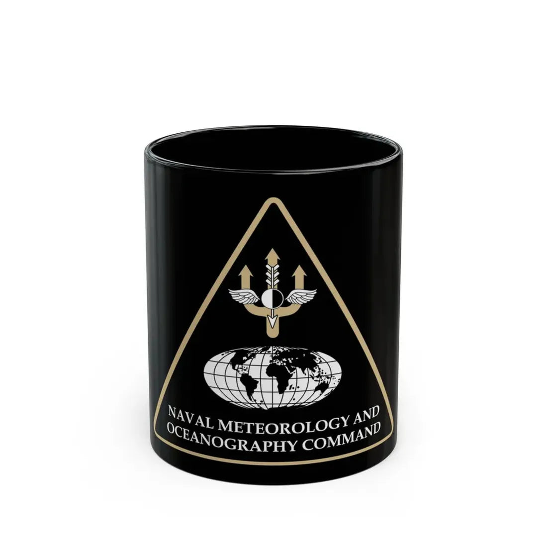 Naval Meteorology & Oceanography Command (U.S. Navy) Black Coffee Mug 11oz - Go Mug Yourself