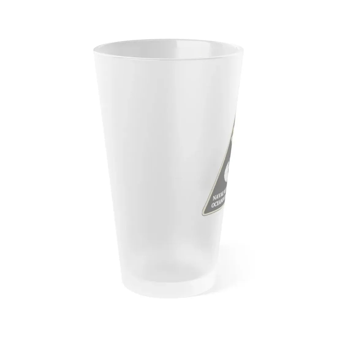 Naval Meteorology & Oceanography Command (U.S. Navy) Frosted Pint Glass 16oz - Go Mug Yourself