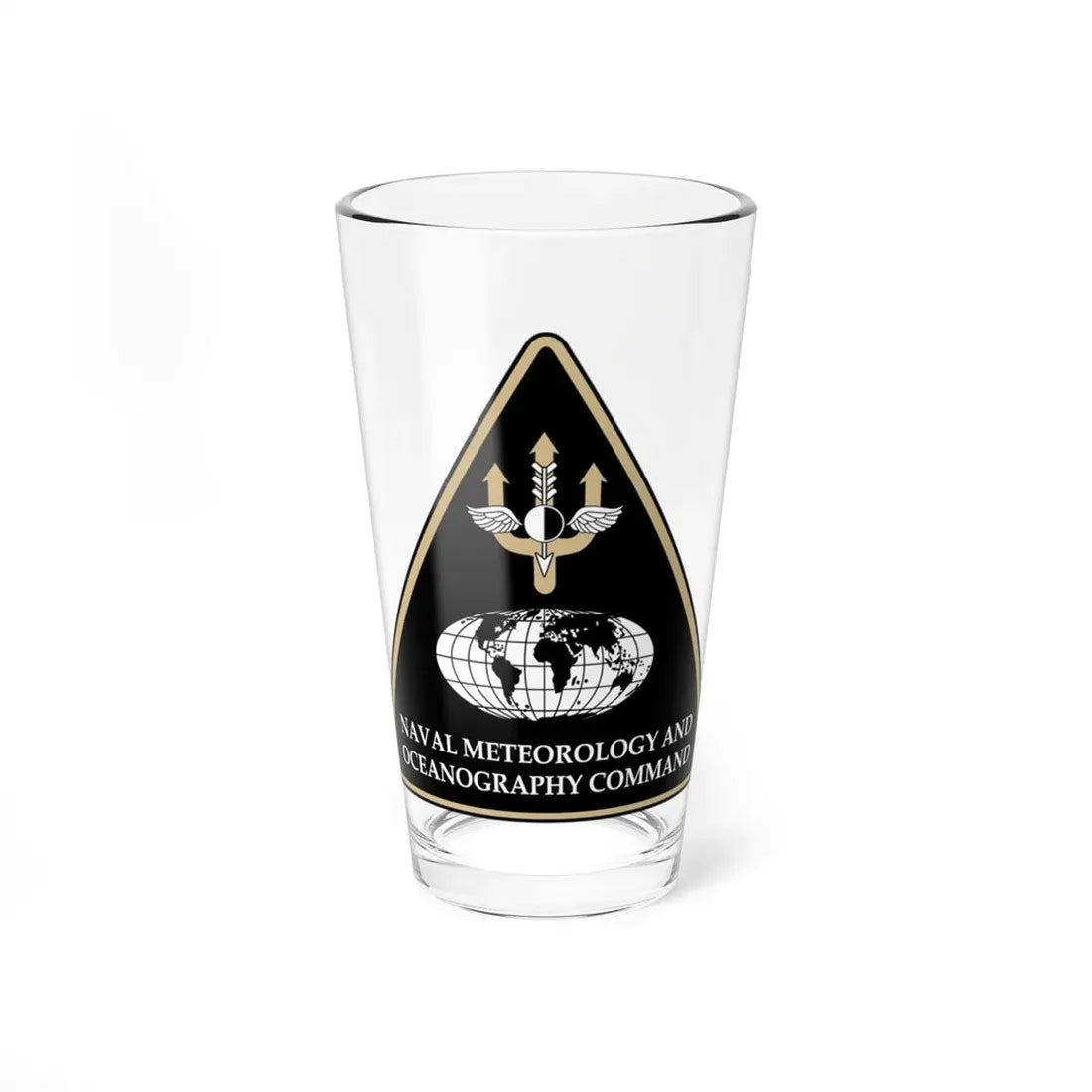 Naval Meteorology & Oceanography Command (U.S. Navy) Pint Glass 16oz 16oz - Go Mug Yourself