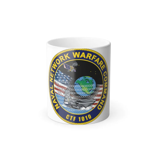 Naval Network Warfare Command CFT 1010 (U.S. Navy) Color Changing Mug 11oz-11oz-Go Mug Yourself