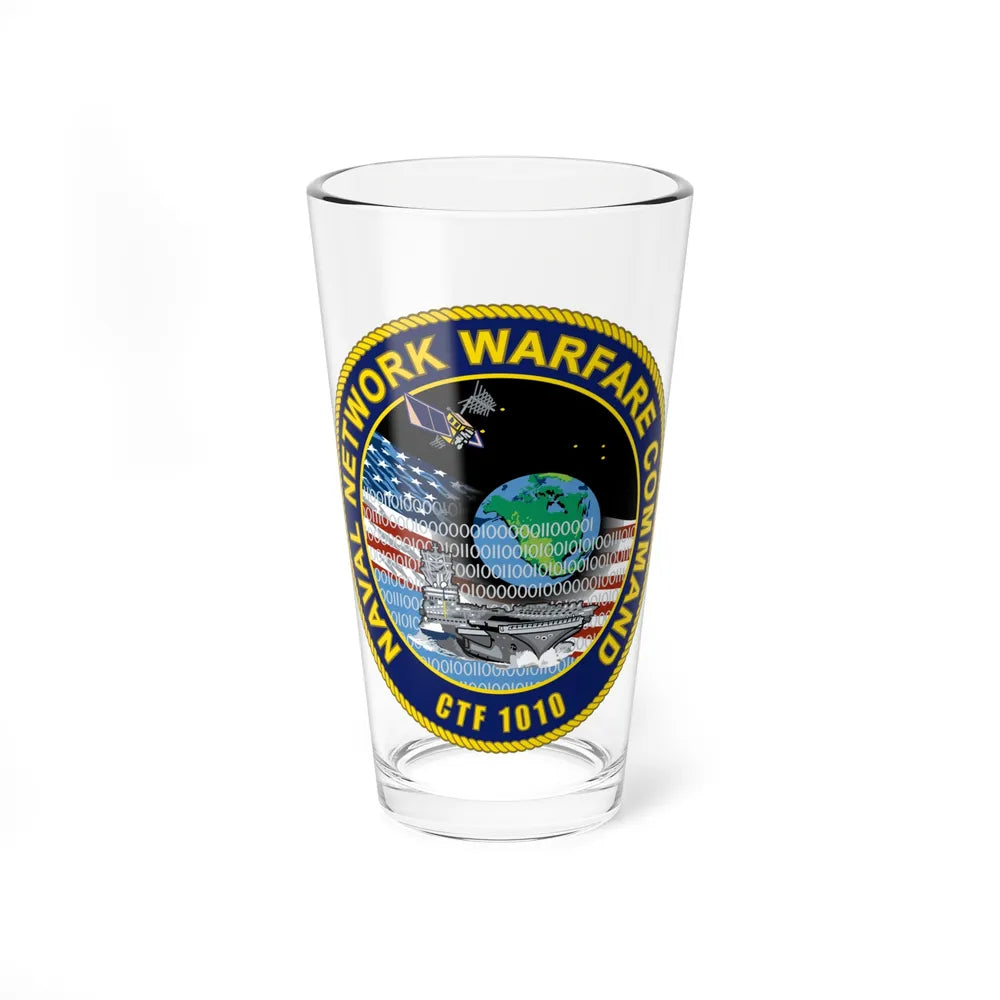 Naval Network Warfare Command CFT 1010 (U.S. Navy) Pint Glass 16oz-16oz-Go Mug Yourself