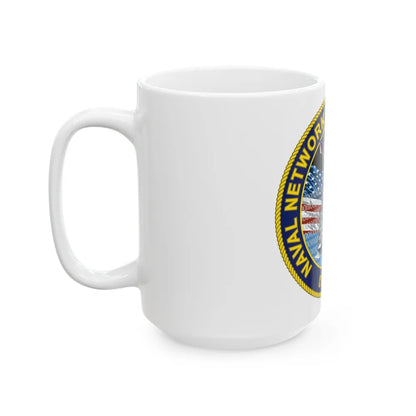 Naval Network Warfare Command CFT 1010 (U.S. Navy) White Coffee Mug-Go Mug Yourself