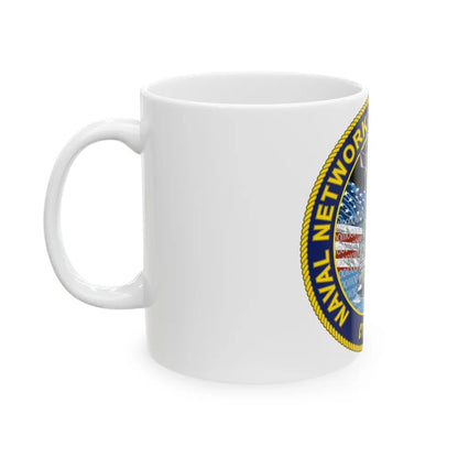 Naval Network Warfare Command CFT 1010 (U.S. Navy) White Coffee Mug-Go Mug Yourself