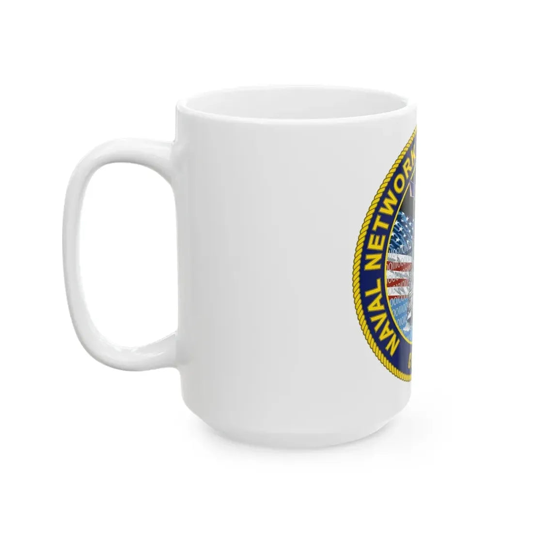 Naval Network Warfare Command CFT 1010 (U.S. Navy) White Coffee Mug - Go Mug Yourself