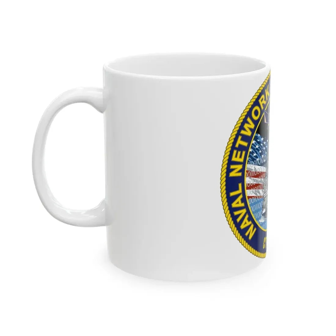 Naval Network Warfare Command CFT 1010 (U.S. Navy) White Coffee Mug - Go Mug Yourself