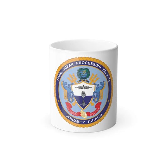 Naval Ocean Processing Facility Whidbey Island (U.S. Navy) Color Changing Mug 11oz-11oz-Go Mug Yourself