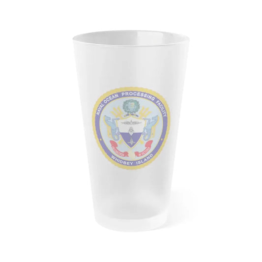 Naval Ocean Processing Facility Whidbey Island (U.S. Navy) Frosted Pint Glass 16oz Default Title - Go Mug Yourself
