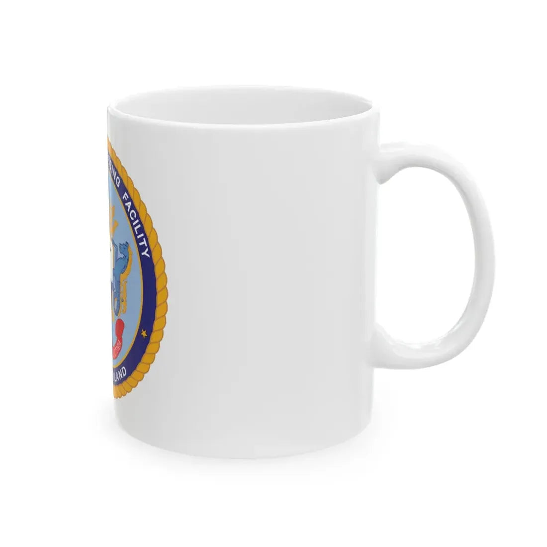 Naval Ocean Processing Facility Whidbey Island (U.S. Navy) White Coffee Mug - Go Mug Yourself