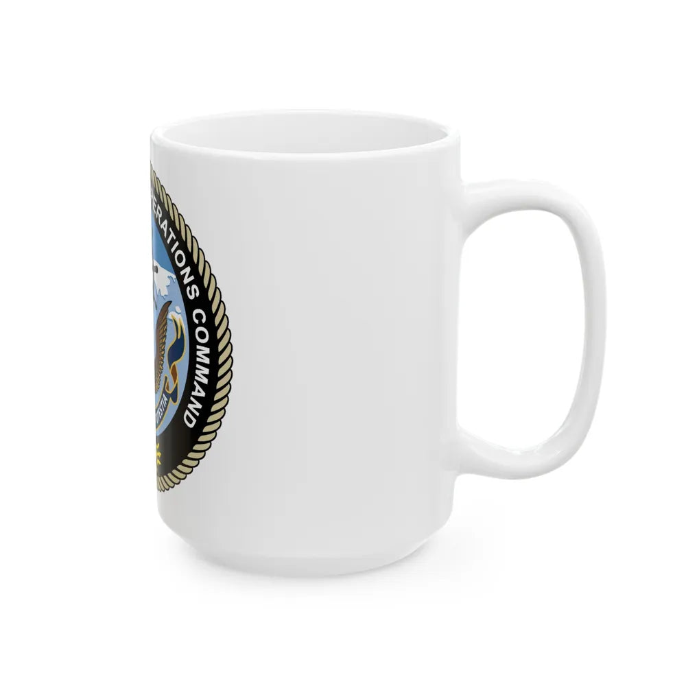 Naval Oceangraphy Operations Command (U.S. Navy) White Coffee Mug-Go Mug Yourself