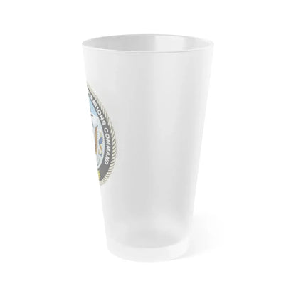 Naval Oceangraphy Operations Command (U.S. Navy) Frosted Pint Glass 16oz - Go Mug Yourself