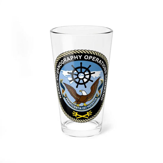 Naval Oceangraphy Operations Command (U.S. Navy) Pint Glass 16oz 16oz - Go Mug Yourself