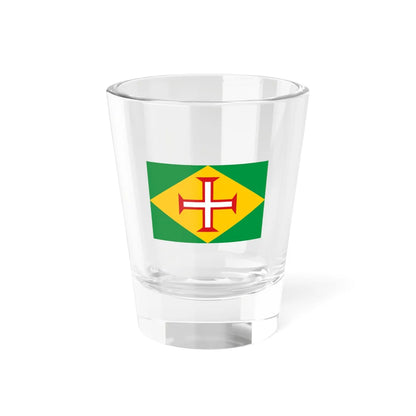 Naval or merchant ensign of Brazil Ribeiro proposal 1933 (Brazil) Shot Glass 1.5oz 1.5oz - Go Mug Yourself