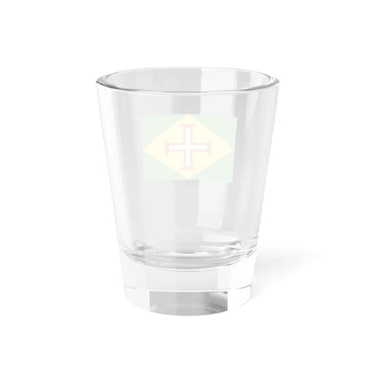 Naval or merchant ensign of Brazil Ribeiro proposal 1933 (Brazil) Shot Glass 1.5oz - Go Mug Yourself