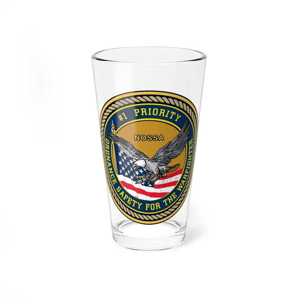 Naval Ordinance Safety and Security (U.S. Navy) Pint Glass 16oz-16oz-Go Mug Yourself