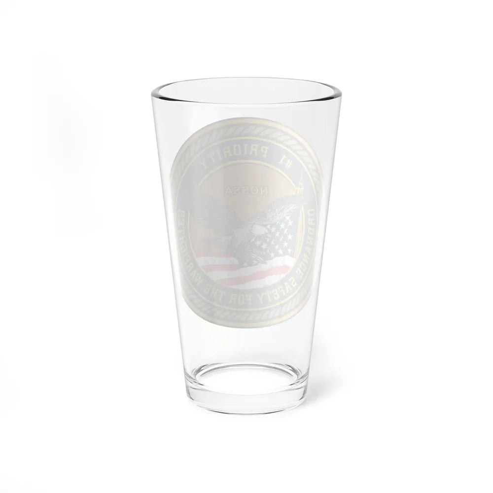 Naval Ordinance Safety and Security (U.S. Navy) Pint Glass 16oz-Go Mug Yourself