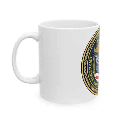 Naval Ordinance Safety and Security (U.S. Navy) White Coffee Mug - Go Mug Yourself