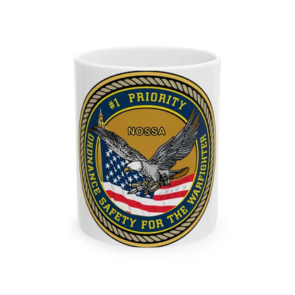 Naval Ordinance Safety and Security (U.S. Navy) White Coffee Mug - Go Mug Yourself