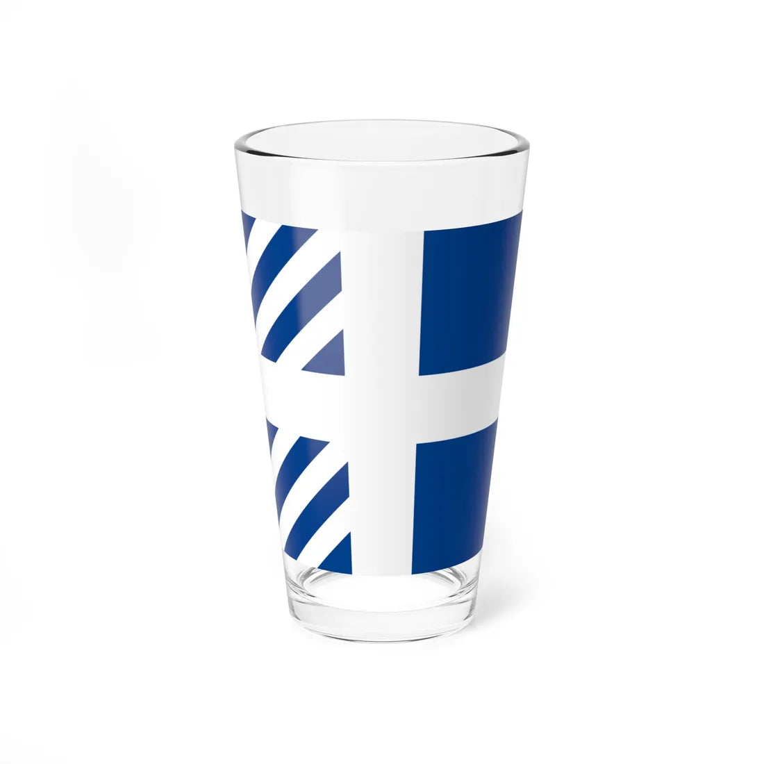 Naval rank flag of Ministers of Greece (Greece) Pint Glass 16oz 16oz - Go Mug Yourself