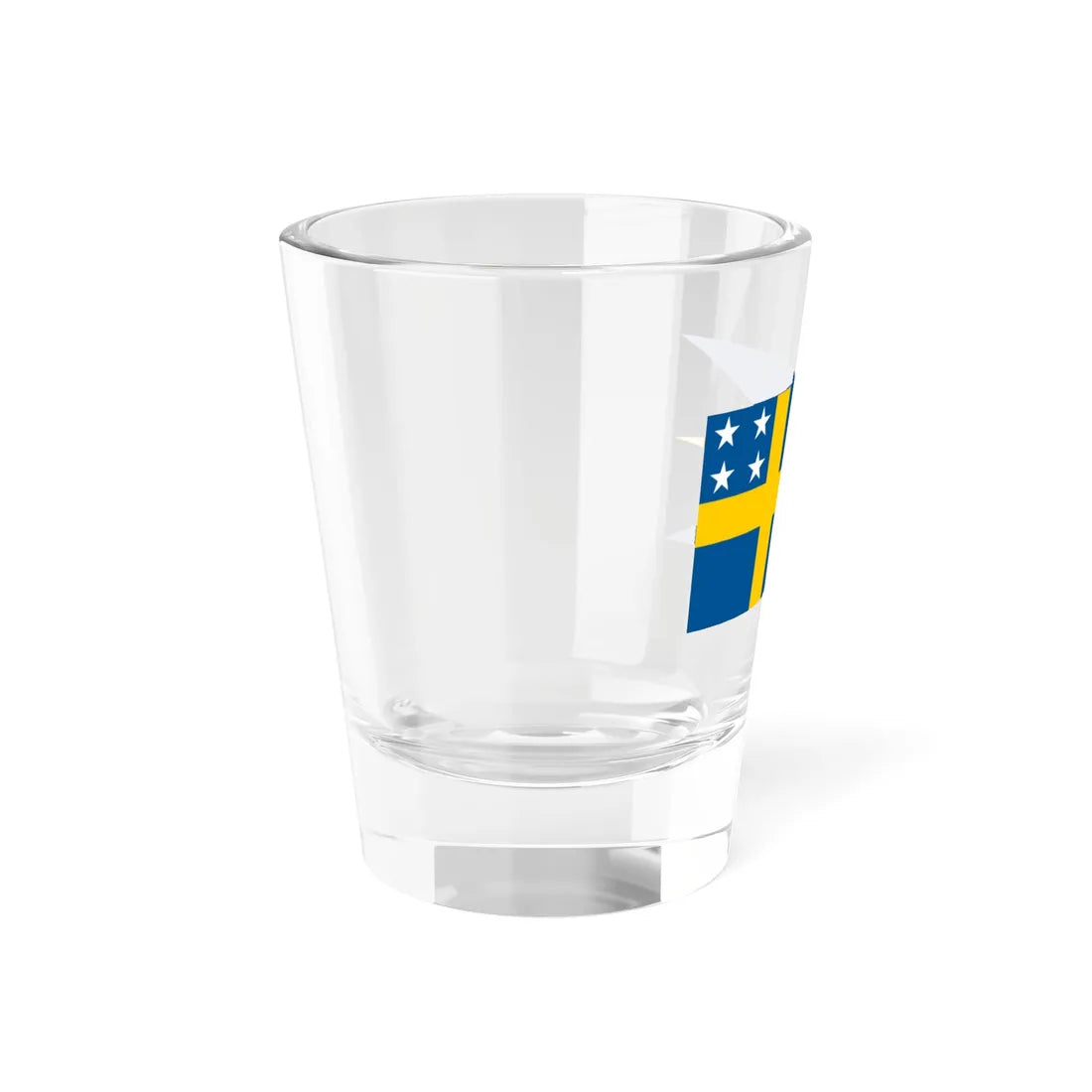 Naval Rank Flag of Sweden - Amiralsflagga (Sweden) Shot Glass 1.5oz - Go Mug Yourself