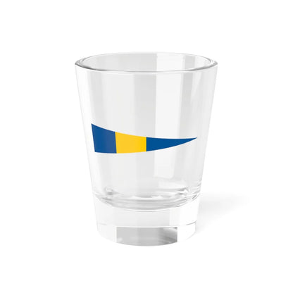 Naval Rank Flag of Sweden - Flottiljchef (Sweden) Shot Glass 1.5oz 1.5oz - Go Mug Yourself