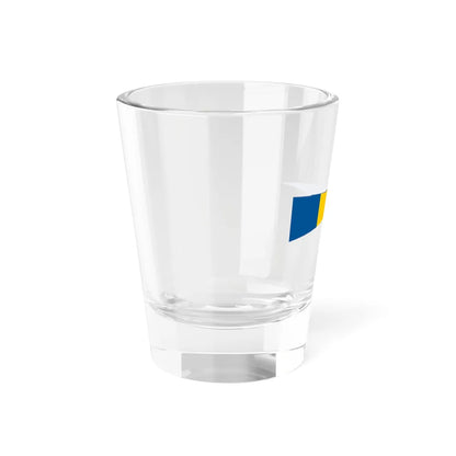 Naval Rank Flag of Sweden - Flottiljchef (Sweden) Shot Glass 1.5oz - Go Mug Yourself