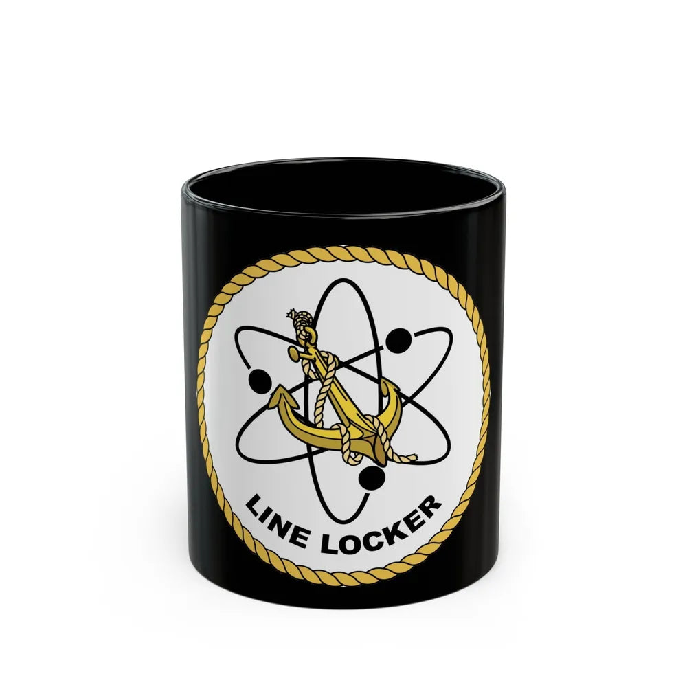 Naval Reactors Line Locker (U.S. Navy) Black Coffee Mug-11oz-Go Mug Yourself