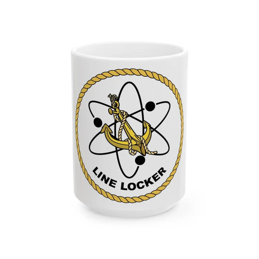 Naval Reactors Line Locker (U.S. Navy) White Coffee Mug-15oz-Go Mug Yourself