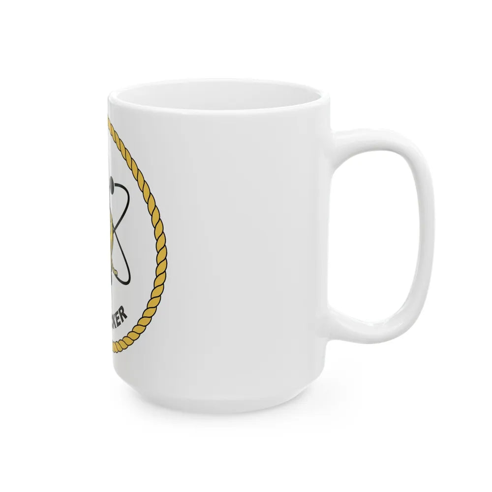 Naval Reactors Line Locker (U.S. Navy) White Coffee Mug-Go Mug Yourself