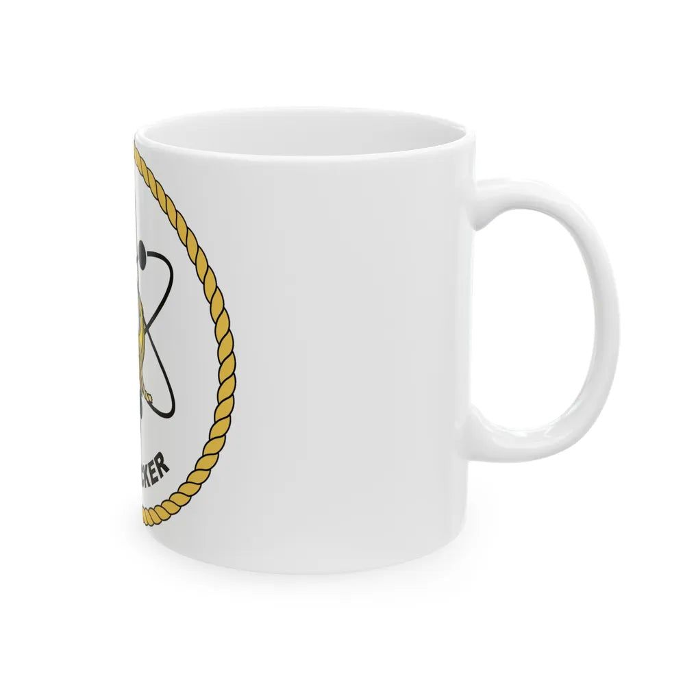 Naval Reactors Line Locker (U.S. Navy) White Coffee Mug-Go Mug Yourself