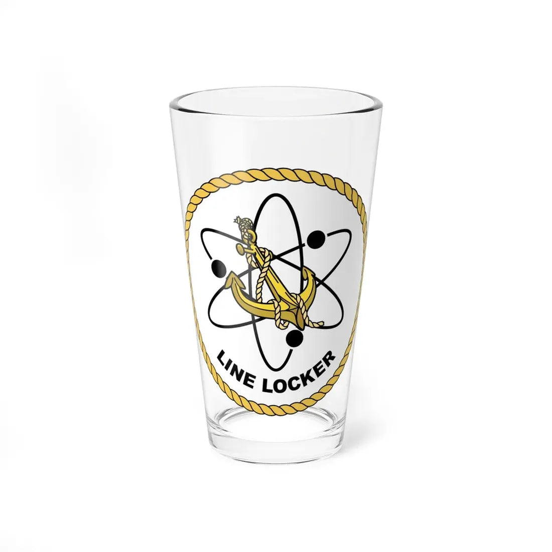 Naval Reactors Line Locker (U.S. Navy) Pint Glass 16oz 16oz - Go Mug Yourself