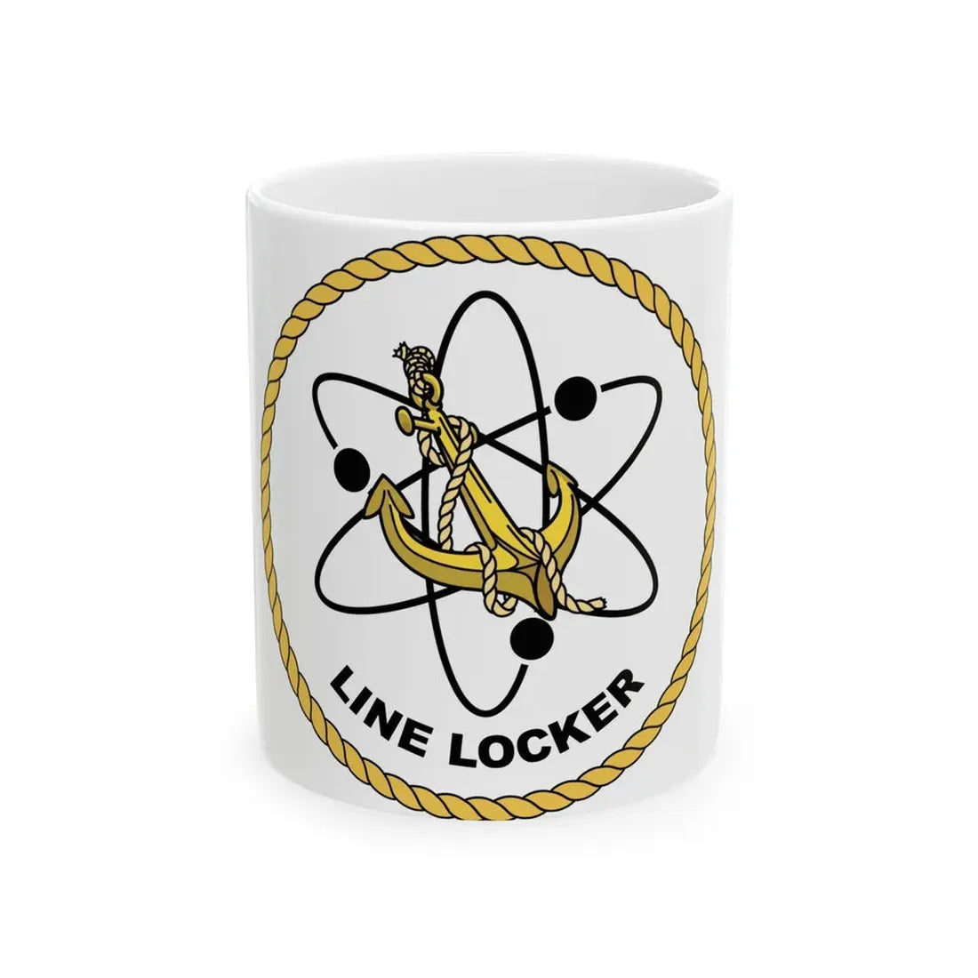 Naval Reactors Line Locker (U.S. Navy) White Coffee Mug 11oz - Go Mug Yourself