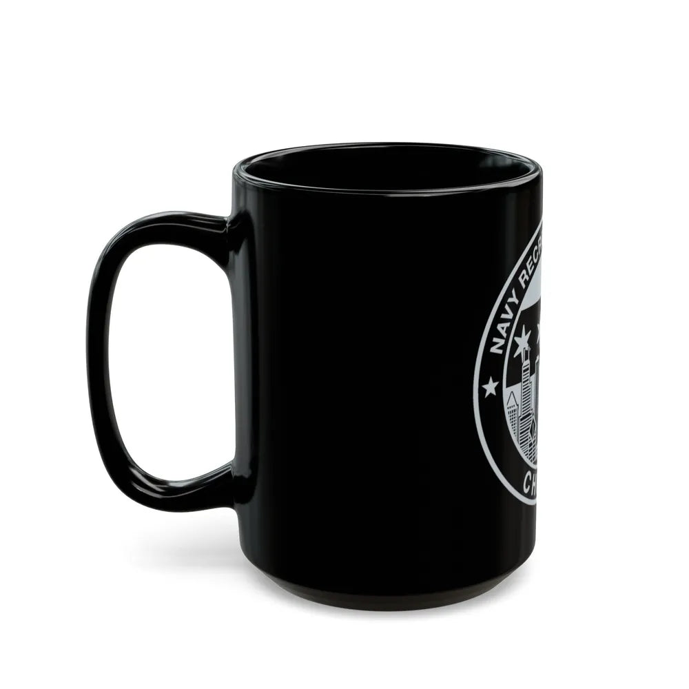 Naval Recruiting District Chicago (U.S. Navy) Black Coffee Mug-Go Mug Yourself