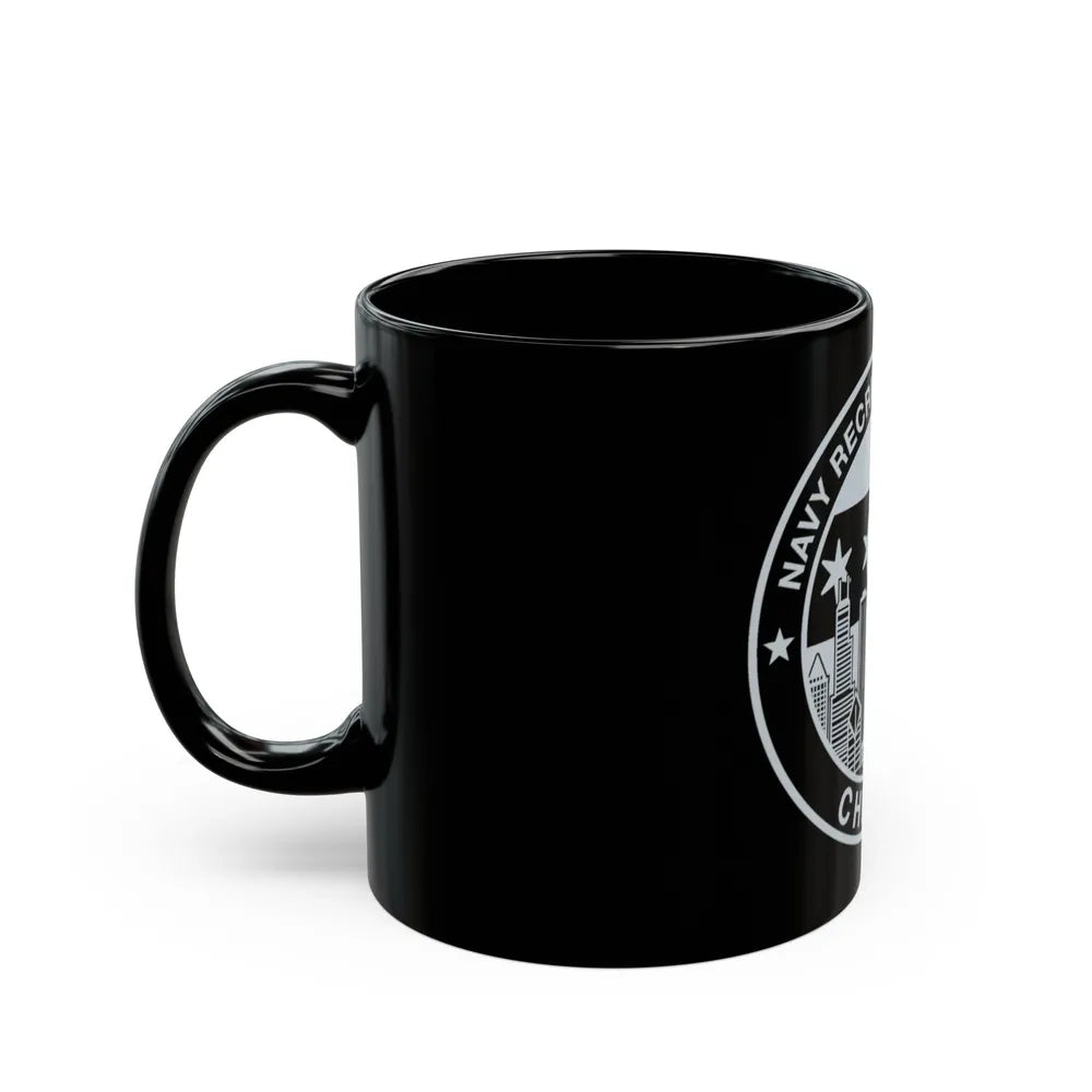 Naval Recruiting District Chicago (U.S. Navy) Black Coffee Mug-Go Mug Yourself