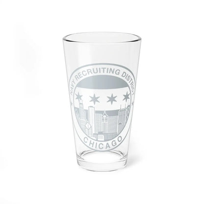 Naval Recruiting District Chicago (U.S. Navy) Pint Glass 16oz-16oz-Go Mug Yourself