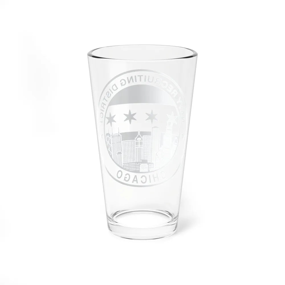 Naval Recruiting District Chicago (U.S. Navy) Pint Glass 16oz-Go Mug Yourself