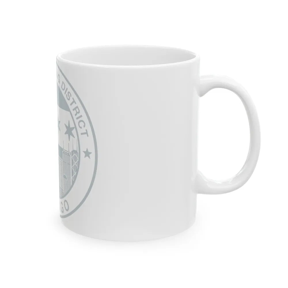 Naval Recruiting District Chicago (U.S. Navy) White Coffee Mug-Go Mug Yourself