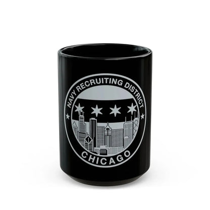 Naval Recruiting District Chicago (U.S. Navy) Black Coffee Mug - Go Mug Yourself