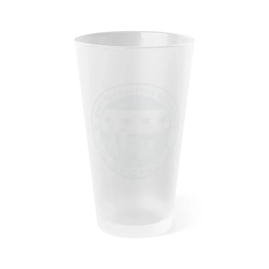 Naval Recruiting District Chicago (U.S. Navy) Frosted Pint Glass 16oz Default Title - Go Mug Yourself
