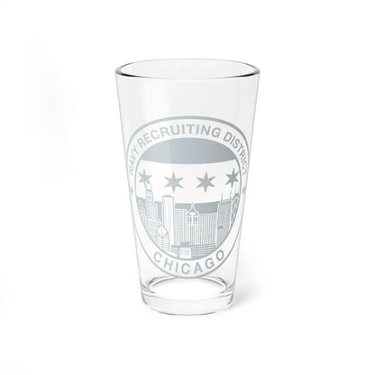 Naval Recruiting District Chicago (U.S. Navy) Pint Glass 16oz 16oz - Go Mug Yourself