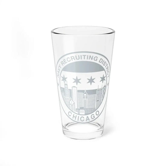 Naval Recruiting District Chicago (U.S. Navy) Pint Glass 16oz 16oz - Go Mug Yourself