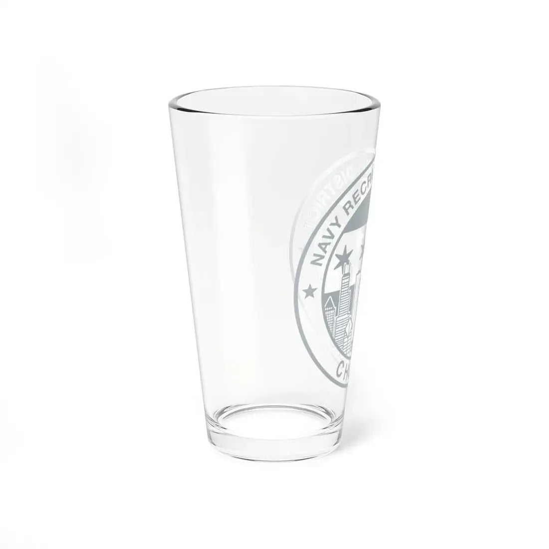Naval Recruiting District Chicago (U.S. Navy) Pint Glass 16oz - Go Mug Yourself
