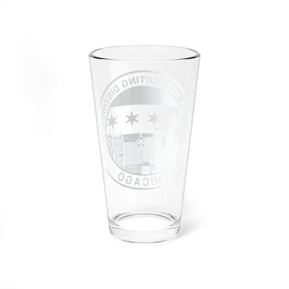 Naval Recruiting District Chicago (U.S. Navy) Pint Glass 16oz - Go Mug Yourself