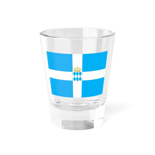 Naval Royal Standard of Greece 1833-1858 (Greece) Shot Glass 1.5oz 1.5oz - Go Mug Yourself