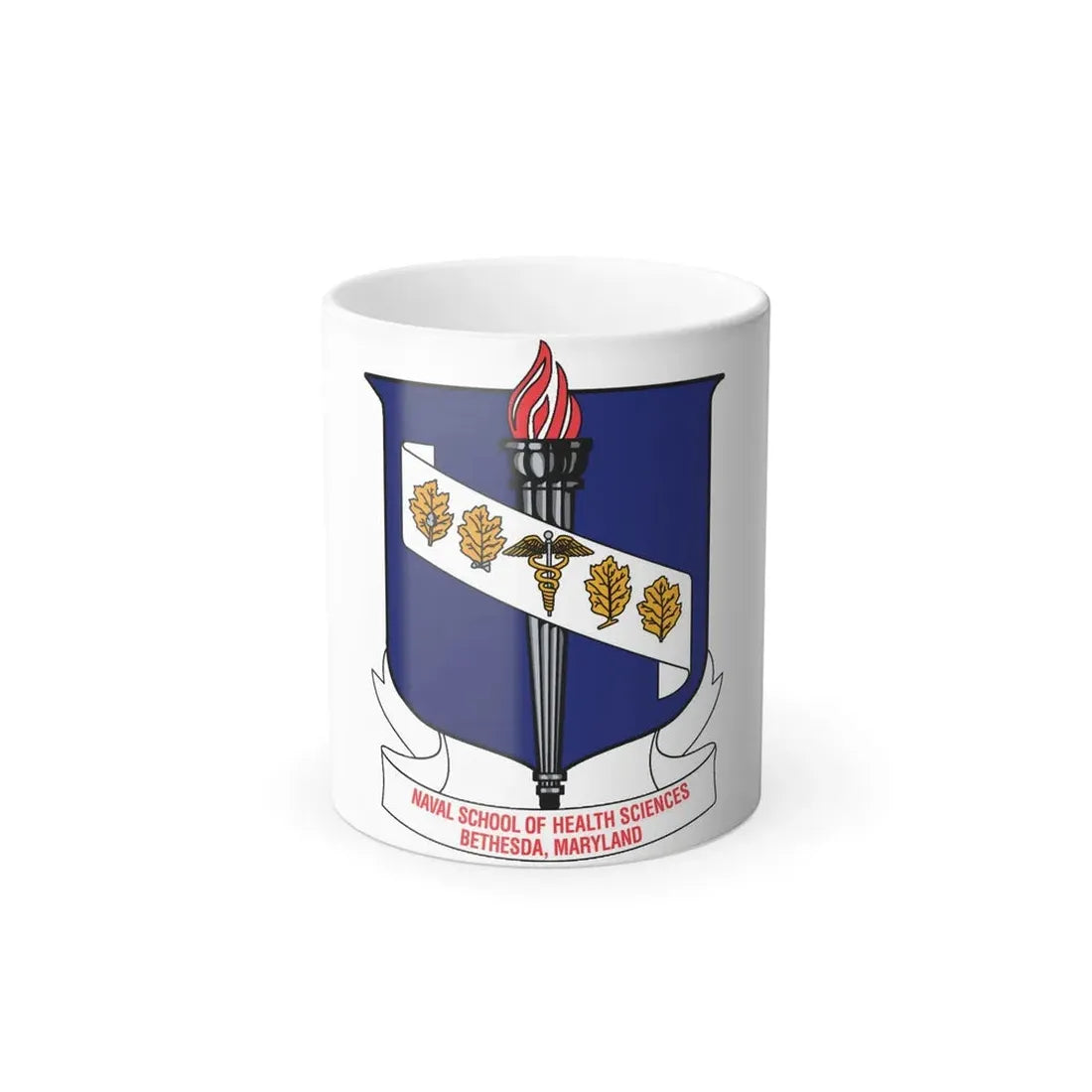 Naval School Of Health Science Bethesda Maryland (U.S. Navy) Color Changing Mug 11oz Default Title 11oz - Go Mug Yourself