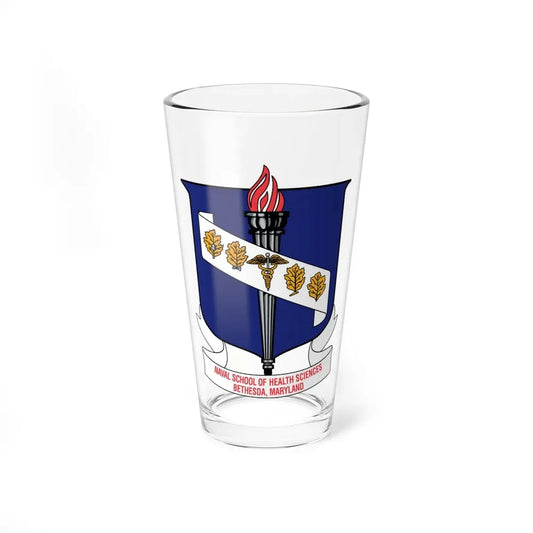 Naval School Of Health Science Bethesda Maryland (U.S. Navy) Pint Glass 16oz 16oz - Go Mug Yourself