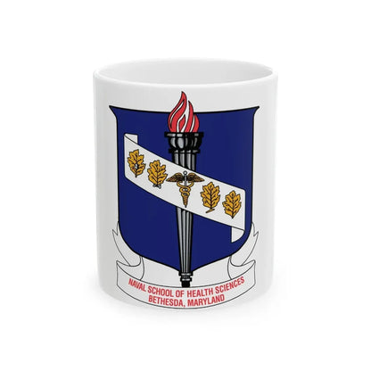 Naval School Of Health Science Bethesda Maryland (U.S. Navy) White Coffee Mug 11oz - Go Mug Yourself